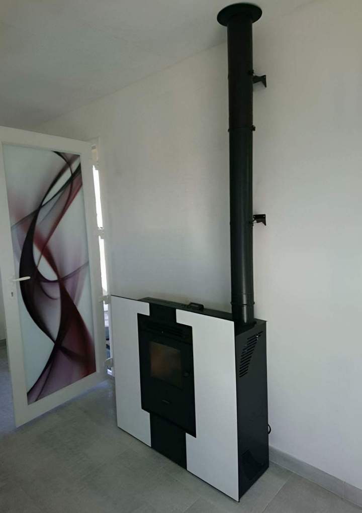 Pose de poêle à bois Lesmont