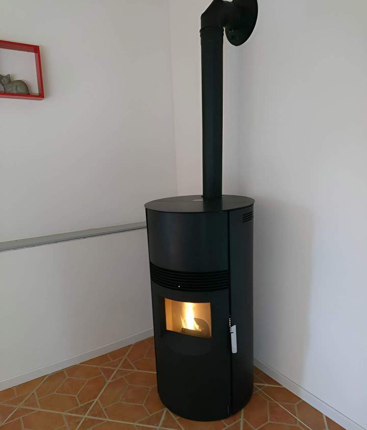 Pose de poêle à bois Lesmont