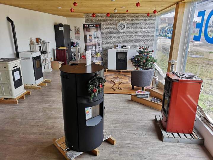 Vente de hybride poêle de granule et poêle à bois Lesmont