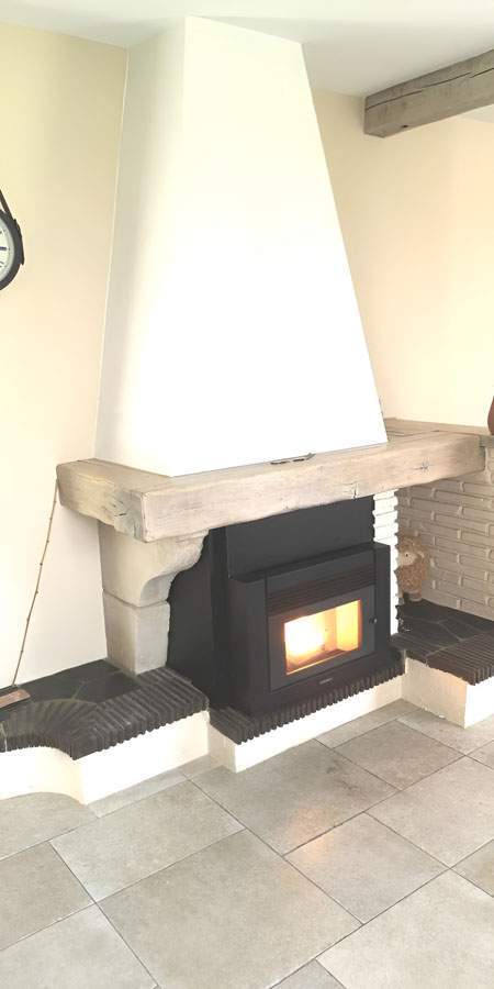 Installation de poêle de granule et poêle à bois Lesmont